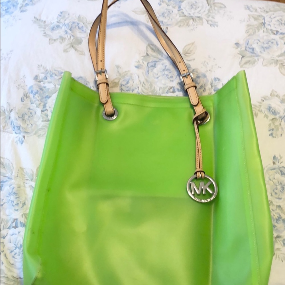Green Michael Kors Tote